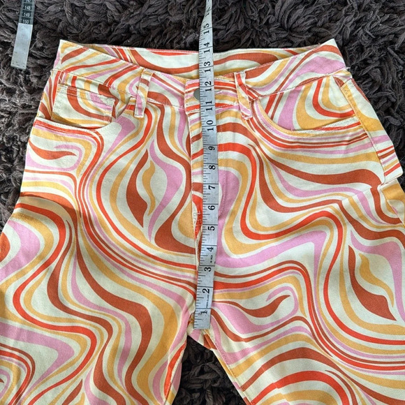 Groovy vintage style 1970’s orange jeans - Picture 8 of 8
